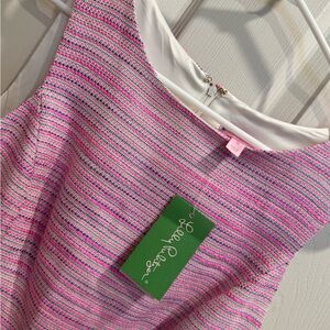 Lilly Pulitzer Pink Striped Sleeveless Dress